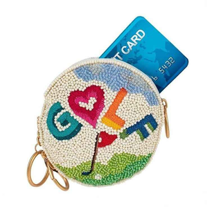 Fashion Embroidery Round Shape Seed Beads Leopard Coin Pouch From India Handmade Coin Pouch for Women and Girls <b>Etsy</b> - Product Image 4