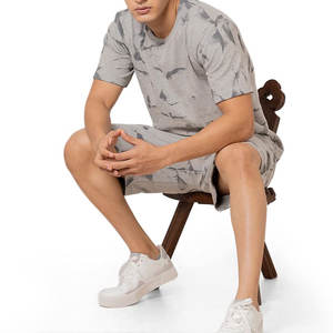 Marque privée personnalisée ensemble double pour hommes-respirant été décontracté manches courtes prix de gros ensembles de t-shirts à vendre - Product Image 5