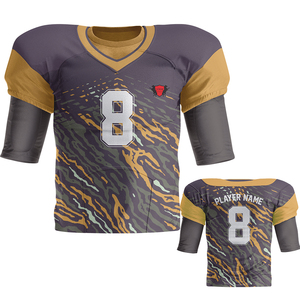 ชุดเดรสสั้นสำหรับผู้ใหญ่เสื้ออเมริกันฟุตบอลระบายอากาศพิมพ์ลายผลิตตามสั่ง - Product Image 5