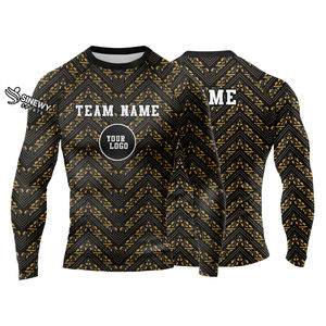 เสื้อแรชการ์ดแบบแห้งเร็วสำหรับผู้ชายเสื้อแรชการ์ดแบบกดพิมพ์แบบระเหิดโลโก้แบบออกแบบได้ตามต้องการ - Product Image 6