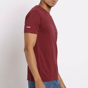 Camiseta con estampado de logotipo profesional de talla grande y color personalizado para hombre, venta en línea 2025, camiseta de media manga para hombre - Product Image 5