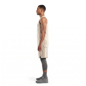 Custom Basketball Jersey Set-100% Polyester Mesh V-Neck Team Uniform for Men with Breathable Summer Design - Product Image 3