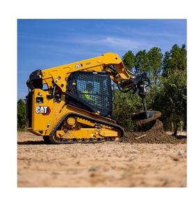 Chargeuse compacte sur chenilles CAT 255 de qualité supérieure, avec cabine fermée climatisée et caméra 360° standard, prête à l'emploi. - Product Image 3