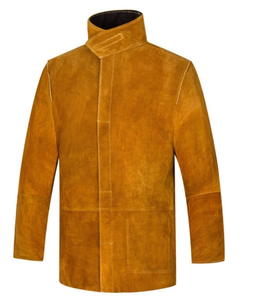 Venta caliente chaqueta de soldadura de cuero para hombre chaqueta de soldador chaqueta de cuero de soldadura para hombres - Product Image 6