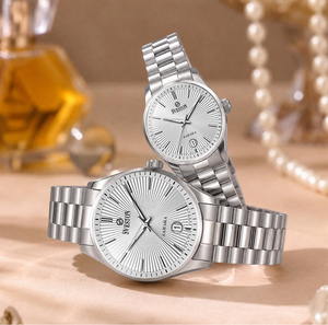Reloj de pareja a la moda para novio y novia, uso diario - Product Image 6