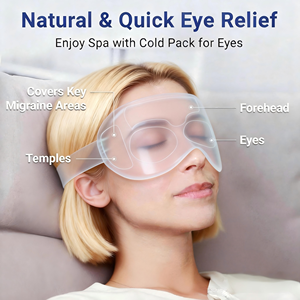 Antifaz para Dormir Personalizado con Bloqueo de Luz, Compresa de Gel Frío/Calor, Relajación y Comodidad, Antifaz de Seda - Product Image 6