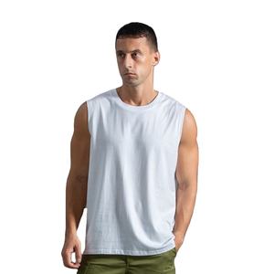 Camiseta sin Mangas de Cuello Redondo para Hombre, 100% Poliéster, Tejido de Franela, Secado Rápido, para Gimnasio, Entrenamiento y Fitness - Product Image 6
