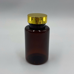 175CC brun PET cylindre en plastique médecine pilules bouteilles 36mm 20g vide Flip Top Cap vitamines produits pharmaceutiques emballage Pavico - Product Image 3