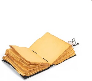 Diario de cuero Vintage de 200 páginas libro de hechizos de sombras en blanco Madre Tierra Deckle borde papel hilo cosido espiral encuadernación - Product Image 5