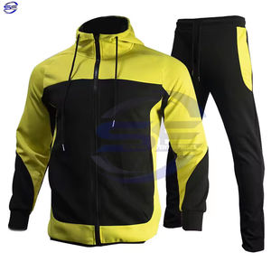 เสื้อแจ็คเก็ตกันลมระบายอากาศสำหรับผู้ชายชุดวอร์มสองชิ้นสำหรับใส่เล่นกีฬา - Product Image 1