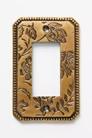 Plaque de couverture de prise de courant en métal artisanale, style vintage, plaque murale |   Cache-prise décoratif en métal |   Décoration intérieure pour la maison et l'hôtel
