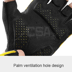 Gants de cyclisme à usage extérieur Gants de cyclisme légers de qualité supérieure Gants de cyclisme en cuir avec logo personnalisé - Product Image 2