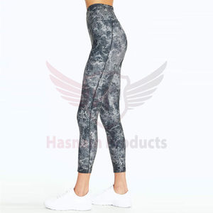 Venta al por mayor de las mujeres más tamaño gimnasio Spandex poliéster Leggings para las mujeres de secado rápido Yoga Leggings de Pakistán - Product Image 4