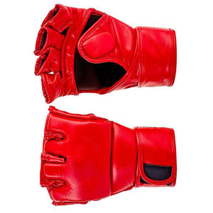 ถุงมือมวยหนัง PU 8ออนซ์สำหรับผู้ชาย, ถุงมือชกมวย MMA แบบครึ่งนิ้วอุปกรณ์ฝึกซ้อมสำหรับเด็กและผู้ใหญ่ - Product Image 4