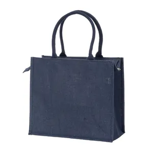Borsa Shopper Personalizzata in Juta, Prodotto Promozionale per Merchandising - Product Image 3