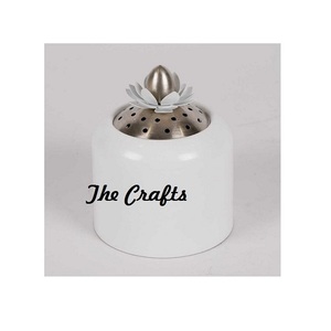 เครื่องเผาอู๊ดไม้สีขาว mabkhara ดีไซน์ทันสมัยสำหรับใช้ในบ้านและโรงแรม - Product Image 1