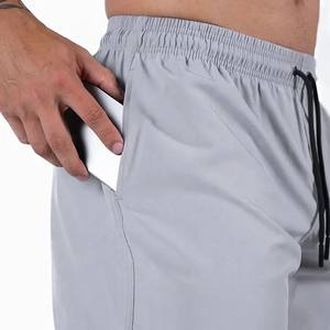 Haute qualité toile taille élastique athlétique Fitness Cargo Shorts hommes en gros concepteur ajusté String poches course entraînements - Product Image 4