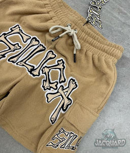 Mode rue hommes Shorts surdimensionné français éponge grande taille hommes Shorts Logo personnalisé poches latérales imprimé Shorts pour hommes - Product Image 3