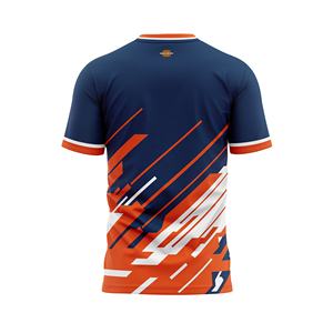 Camiseta Deportiva con Diseño Sublimado Personalizado al por Mayor, Logotipo del Equipo Impreso Digitalmente, Ropa Deportiva Transpirable de Tela 100% Poliéster - Product Image 4