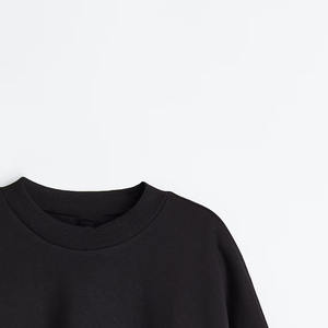 Pull-over décontracté à manches longues et épaules tombantes en coton 100% tricoté pour femme, doublé et respirant, surdimensionné, personnalisé - Product Image 6