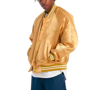 Prix de gros Meilleure vente Article Street Fashion Wear Low quantité minimale de commande Letterman Serviette Broderie Varsity Bomber Jacket - Product Image 6