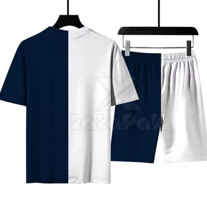 Ensemble short et t-shirt sport pour homme, 100% coton, haute qualité, séchage rapide, service OEM, vêtements d'été - Product Image 6