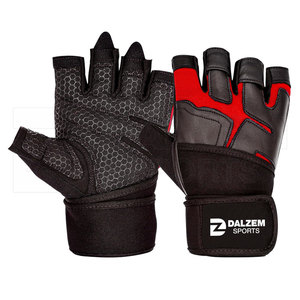 Gants de sécurité réglables d'haltérophilie Gants d'entraînement croisés antidérapants avec une forte adhérence pour l'exercice de gymnastique d'haltérophilie - Product Image 1