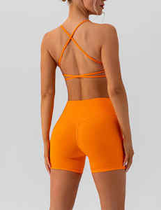 Custom High Waist <b>Women</b> Gym Sports Fitness Butt Lifting <b>Seamless</b> Yoga Shorts New Pocket Workout <b>Leggings</b> - Product Image 4