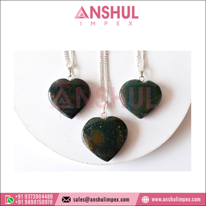 Pendentifs en forme de cœur en hématite faits à la main, pierres précieuses uniques et magnifiques, qualité supérieure AAA, gamme exclusive. - Product Image 3