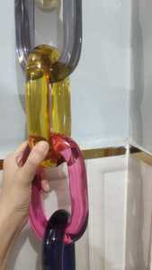 Cadena de decoración de pared acrílica colgante Art Deco diseño Floral conjunto de varias piezas decoración de habitación más adorable precio al por mayor India - Product Image 4