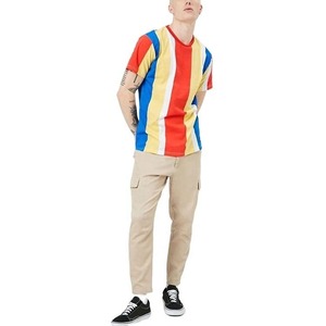 Vente en gros T-shirt blanc unisexe imprimé de logo personnalisé uni vintage surdimensionné pour hommes T-shirts à épaules tombantes 100% coton à manches courtes - Product Image 4