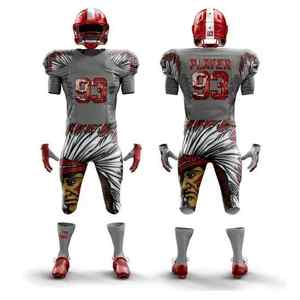 Nouveau design personnalisé drapeau uniformes de football vente en gros meilleur prix kits de football américain - Product Image 1