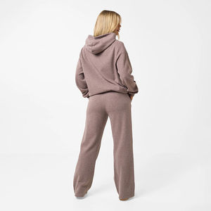 Elegant Design Trendy Women Tracksuit Womens Long Sleeve Soft Cotton Fleece 2 Piece Hoodie & Jogger Pants for Winter Casual Wear - Product Image 3