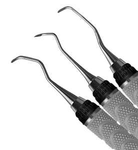 Hu_Friedy Everedge Instruments dentaires chirurgicaux à manche creux Curettes manuelles et détartreurs pour sinus et implants - Product Image 4