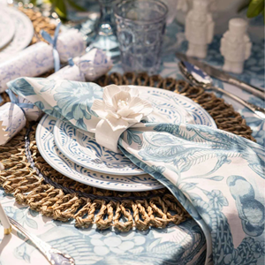 Rustic Charm Seagrass <b>Placemat</b>, Floral Shaped <b>Placemats</b> <b>For</b> <b>Christmas</b> Party Decor Table Top Decor Wholesale From Vietnam - Product Image 6