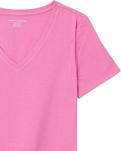 T-shirts décontractés anti-boulochage à col en V pour femmes et hauts de sport en gros : Vêtements de sport de haute qualité en gros du fabricant premium - Product Image 6