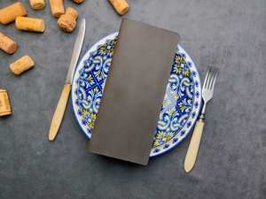 Titular de la factura Logotipo personalizado Restaurante Titular de la verificación de cuero genuino Invitado Presentador Titular de la factura 2017 - Product Image 4