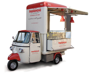 Tricycle Électrique de Restauration Mobile, Chariot de Traiteur à 3 Roues, Camionnette de Street Food pour Café, Pizza, Tacos, Crème Glacée, Snacks, Hot-dogs - Product Image 6
