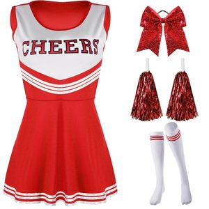 Uniformes de pom-pom girl pour adultes personnalisés en gros Nouveau design Spandex Sets Technique d'impression par sublimation - Product Image 6