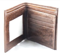 Porte-monnaie de taille moyenne de style marocain chic fait à la main 10 \ "Design élégant en cuir véritable Style pour hommes OEM disponible