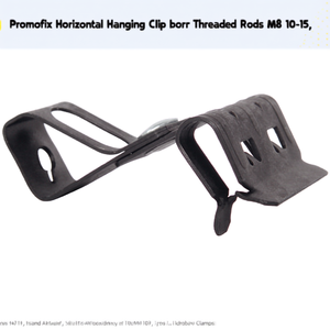 Clip di Fissaggio Orizzontale Promofix per Aste Filettate M8 10-15 - Product Image 2