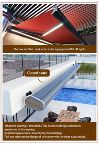 <span class=keywords><strong>Store</strong></span> Ban Électrique Extérieur à Coffre Intégral, Auvents Rétractables Robustes pour Patio, <span class=keywords><strong>Motorisé</strong></span> - Product Image 3