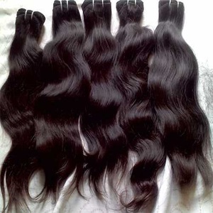 Extensions capillaires vierges à trois têtes, qualité Remy, tissage indien fait à la Machine - Product Image 4