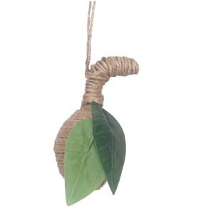 Ornement de Noël en jute suspendu Usine Fournisseur en gros personnalisé Artisanat artificiel Décoration intérieure Fête de mariage - Product Image 2