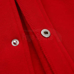 Confortable hiver chaud hommes Letterman veste toile col montant avant Logo coupe-vent de haute qualité à prix raisonnable - Product Image 6