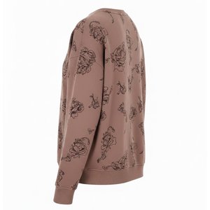 Sweat à capuche confortable pour femme, personnalisé avec logo imprimé sur le devant, marron, décontracté, écologique, séchage rapide, pour l'hiver et l'été, style streetwear, vente en gros - Product Image 3