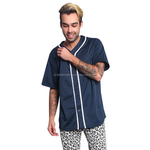 Camiseta de béisbol personalizada duradera, camiseta de equipo personalizada por sublimación, ropa deportiva de entrenamiento transpirable para hombres, mujeres y jóvenes - Product Image 1