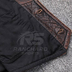 Chaleco de Cuero Informal para Hombre, Chaqueta a Precio Razonable, Chaleco de Cuero con Logotipo Personalizado de Alta Calidad - Product Image 6