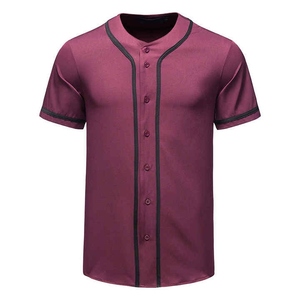 2025 New Season Men's High Quality Custom Baseball & Softball Jersey Breathable Softball Uniform Tshirts with Printed Technics - Product Image 4