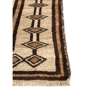 Alfombra de Lana Anudada a Mano Nuray Ivory, Alfombra Rectangular Grande para Sala de Estar con Patrón Geométrico y Abstracto en 3D -Paem-302 - Product Image 4